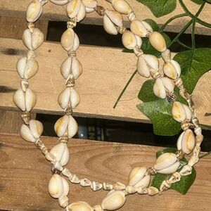 Natural Shell Necklace 36”